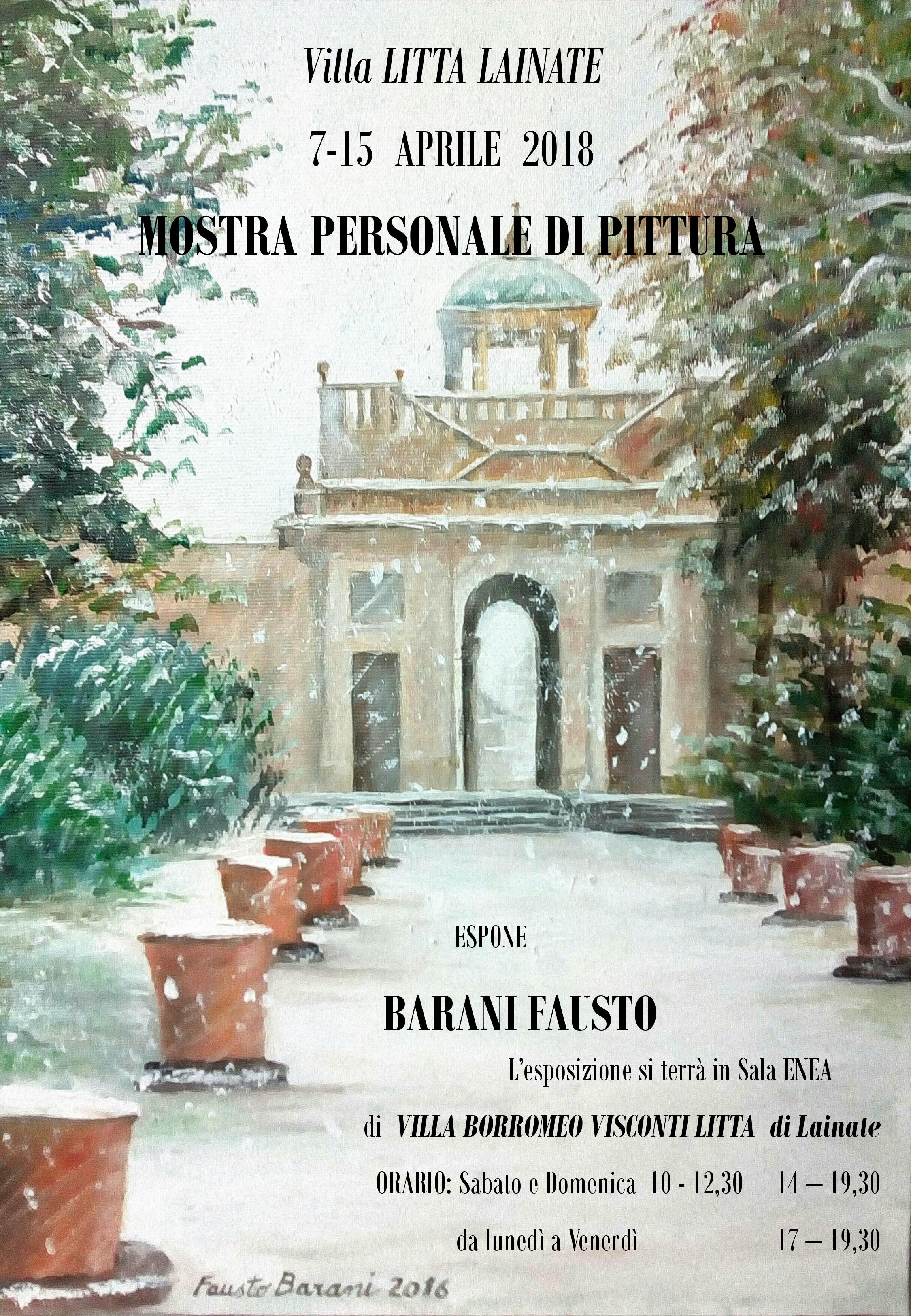 Angoli nascosti di Villa Litta - Personale di pittura